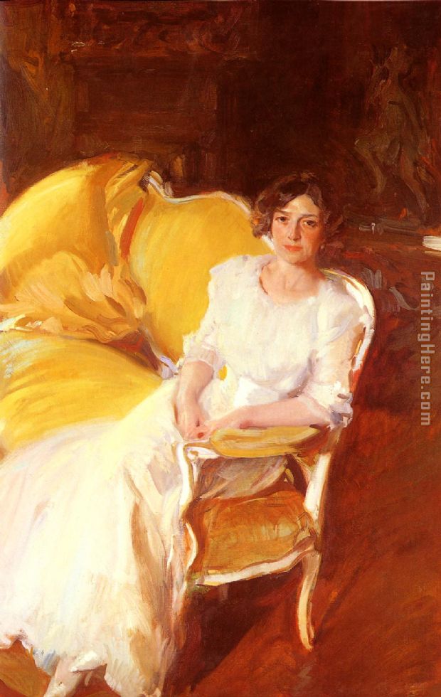 Clotilde Seated on the Sofa